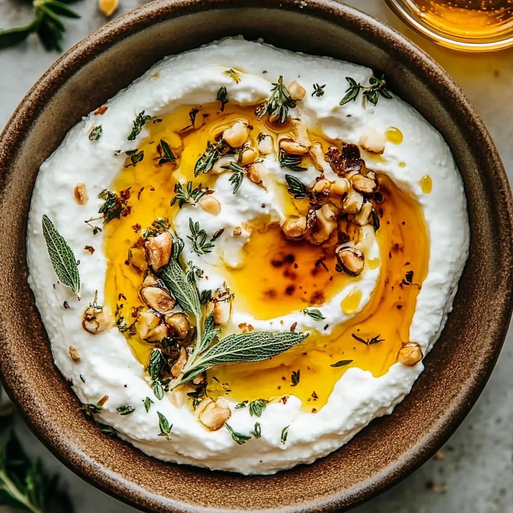 Delicious Ricotta Dip with Hot Honey