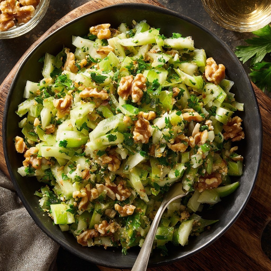 Celery Walnut Side Salad