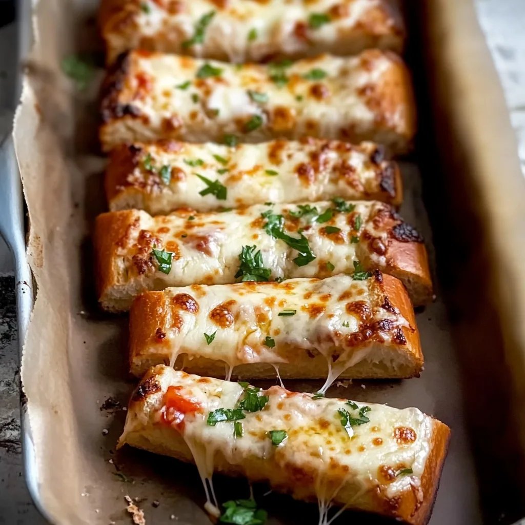 Cheesy Garlic Bread Recipe - Bake with Zoha