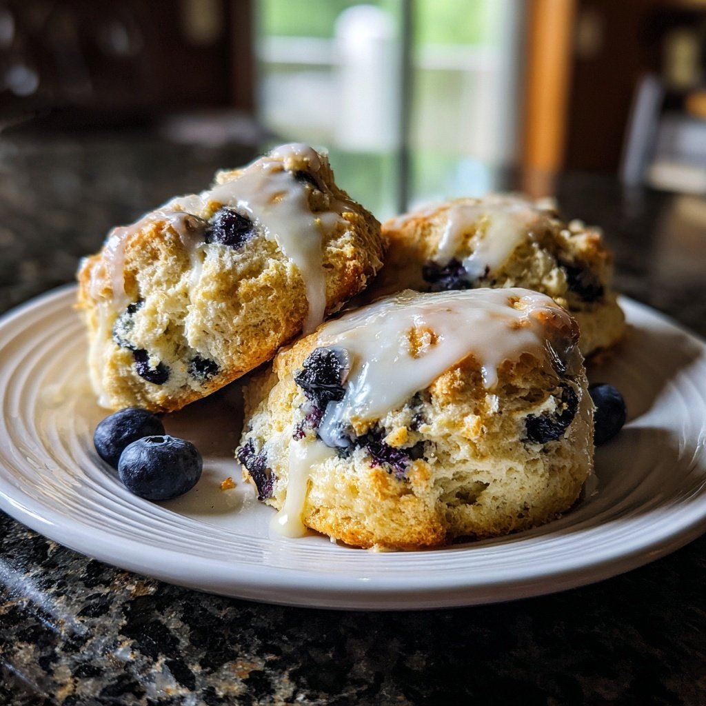Blueberry Lemon Breakfast Scones