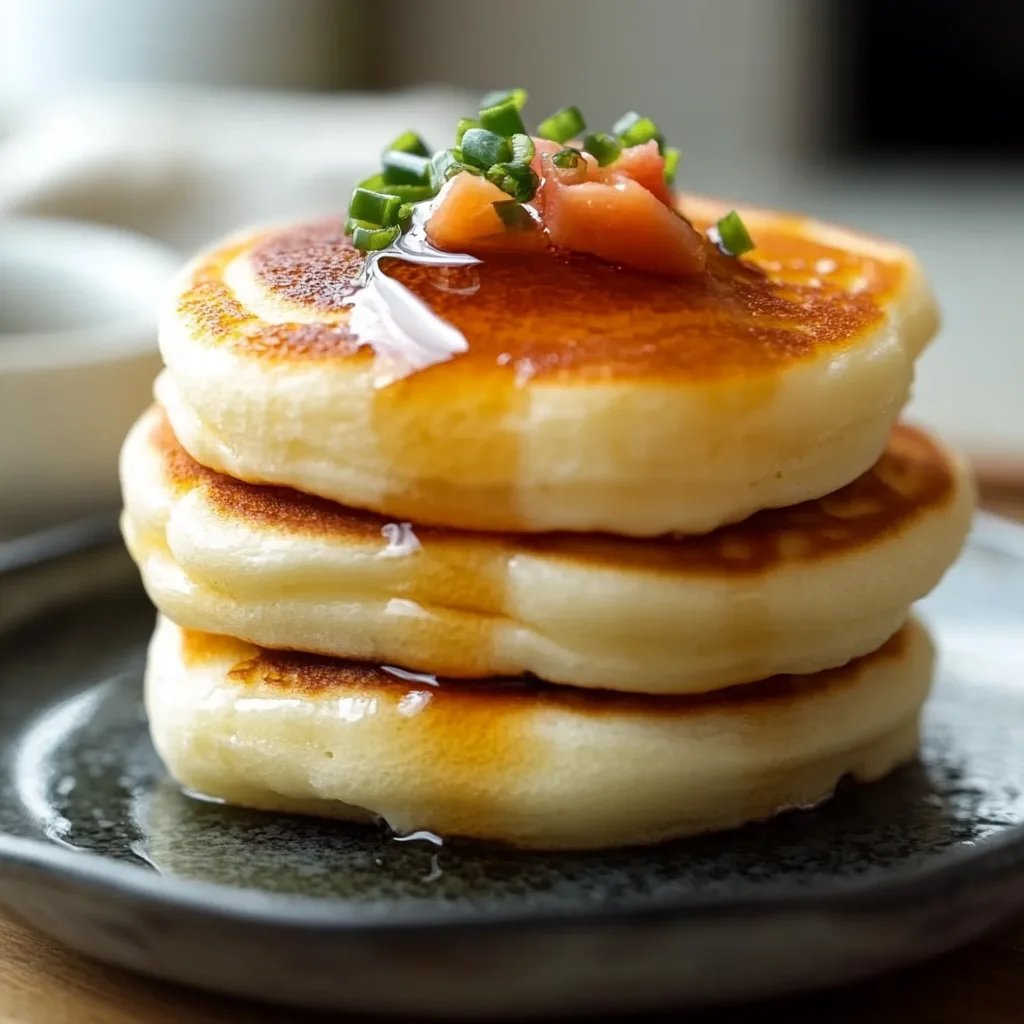 Fluffy Japanese Soufflé Pancakes