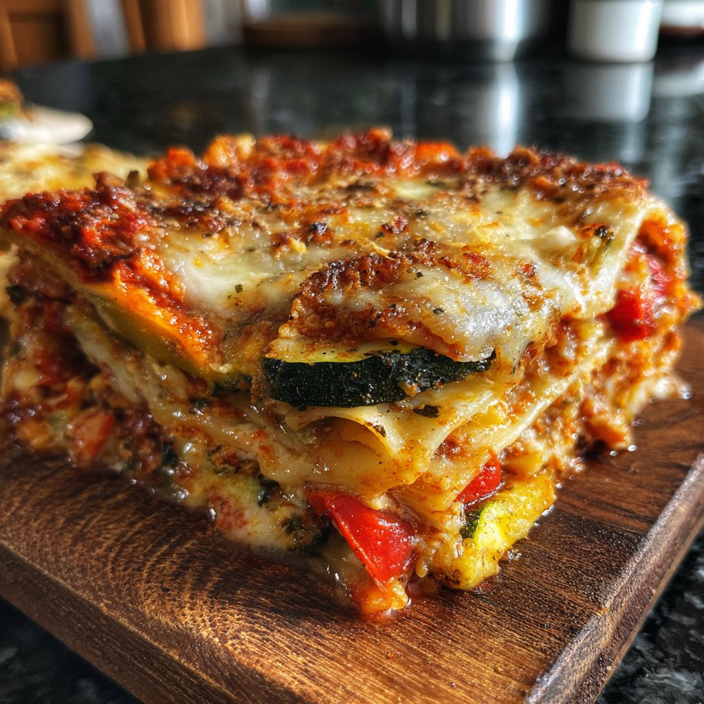Sunday Slow Roasted Vegetable Lasagna