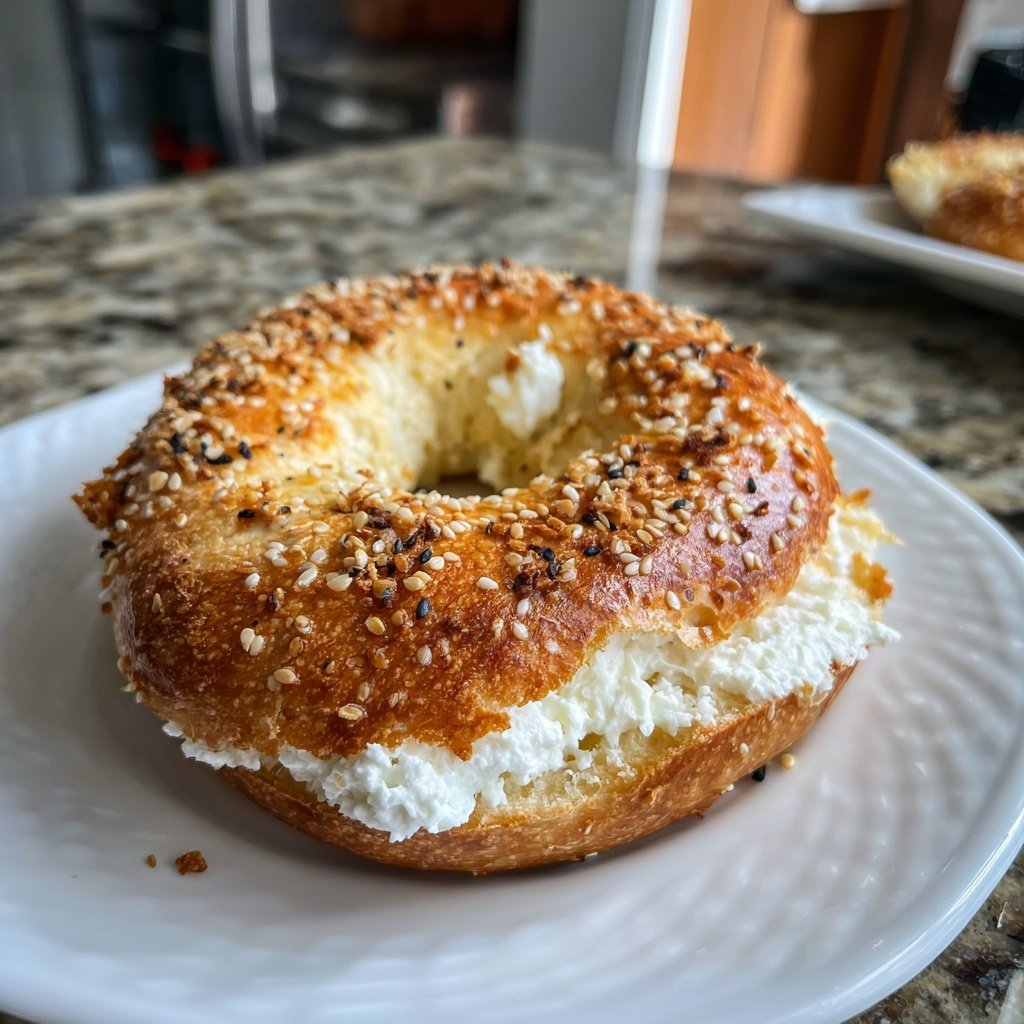 Easy Protein Bagels With Greek Yogurt