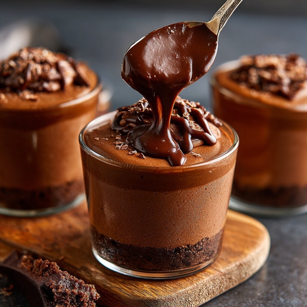 Creamy Chocolate Pudding Cups