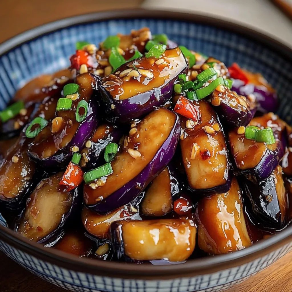 Chinese Eggplant with Garlic Sauce