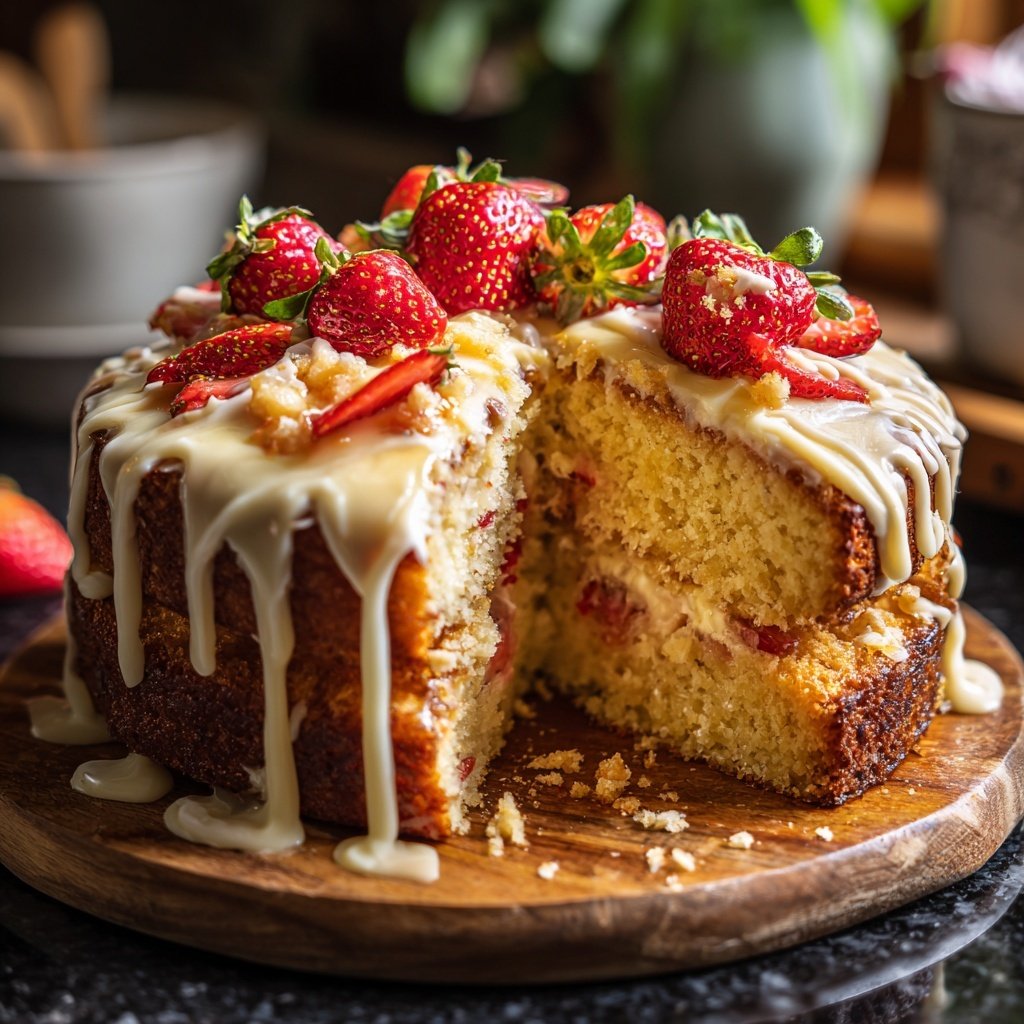 Spring Vanilla Butter Cake