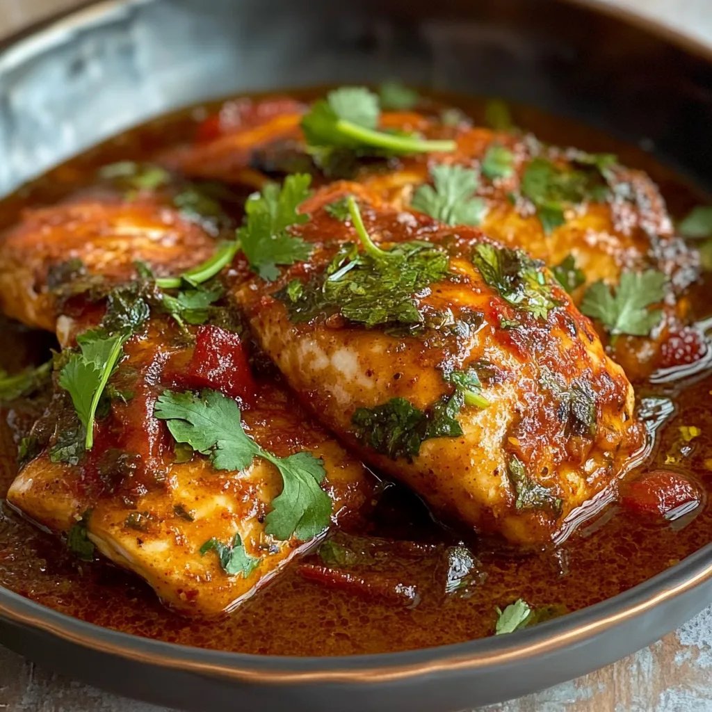 Classic Spicy Moroccan Fish in Rich Sauce!